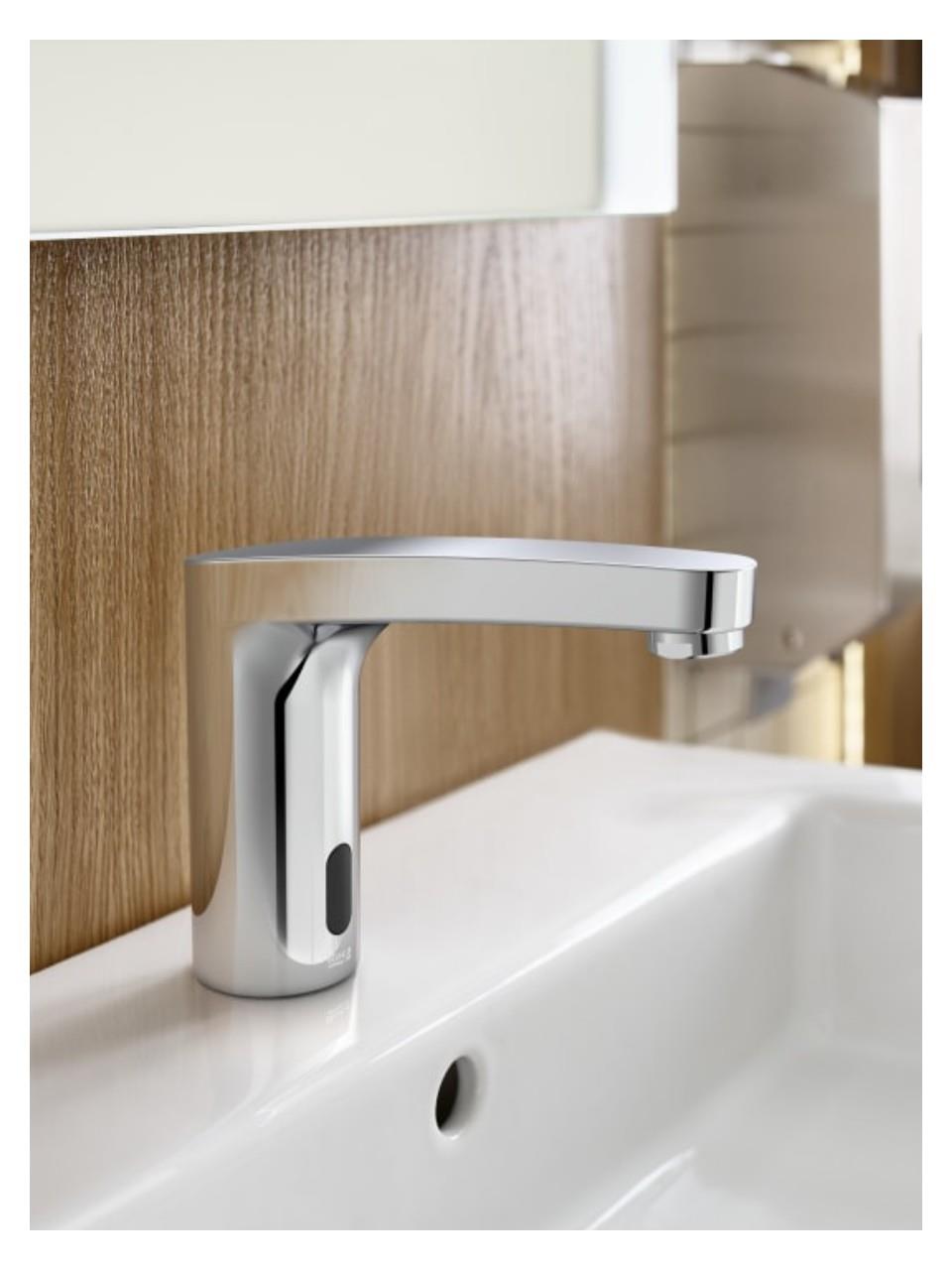 Roca Lavabo Bataryası, L70, Tek Su Girişli, Fotoselli, Krom, A5A5D09C00