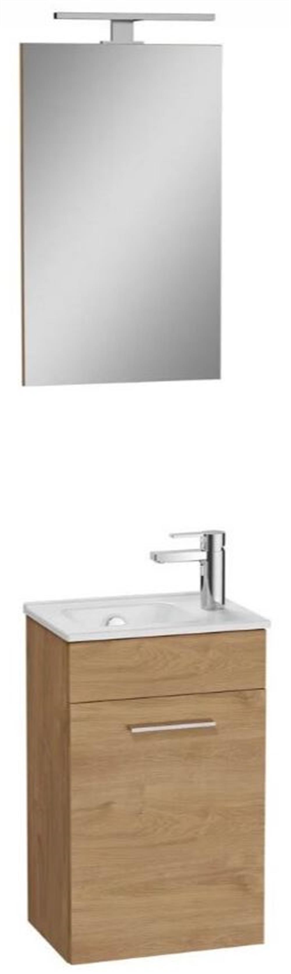 Vitra Mia Banyo Dolabı Seti 40Cm,Kapaklı Altın Meşe 67089