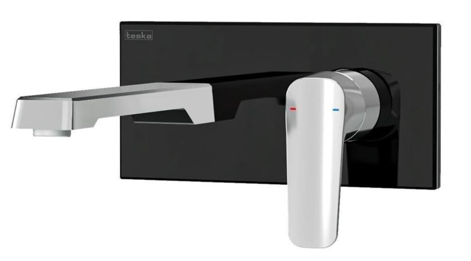 Teska Lavabo Bataryası, Quasar, Ankastre, Siyah Camlı, E5100B