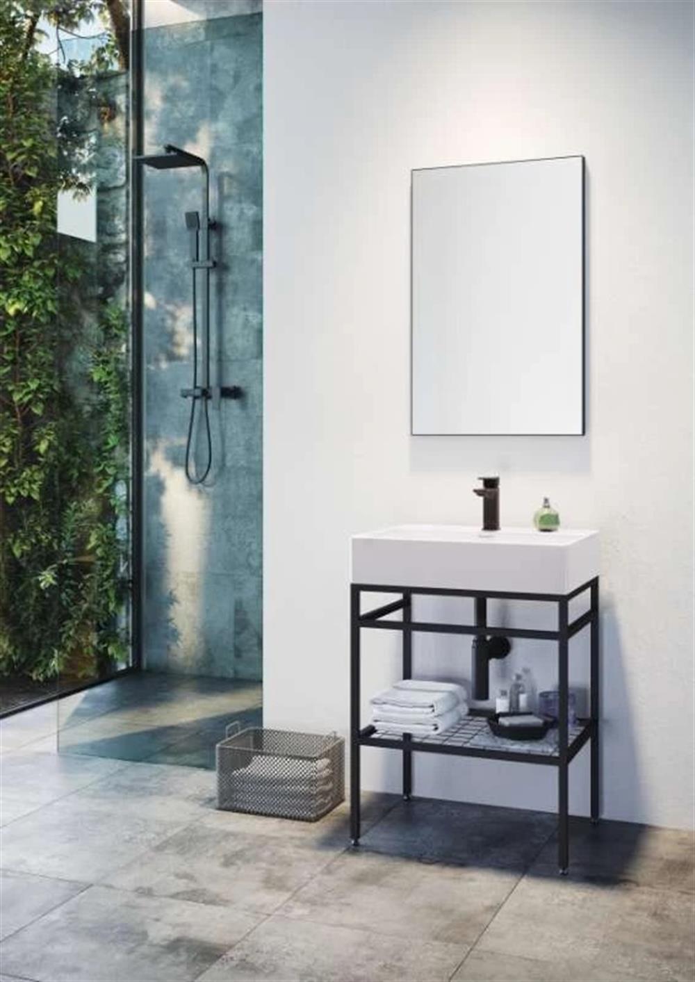 Orka Capetown 60 cm Beyaz Banyo Dolabı Takımı