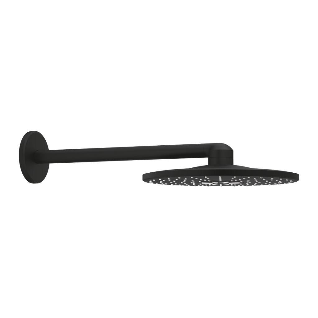 Grohe Rainshower SmartActive 310 Tepe Duşu Seti, 31 cm, 2 Akışlı, Hayalet Siyah, 22123KF0
