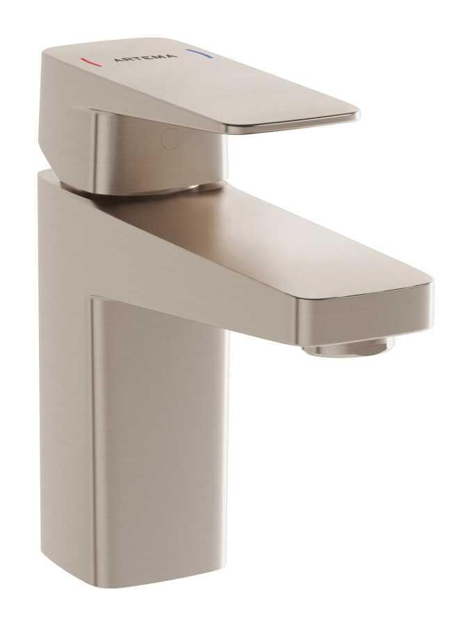 Artema Lavabo Bataryası, Root Square, Fırçalı Nikel, A4273234