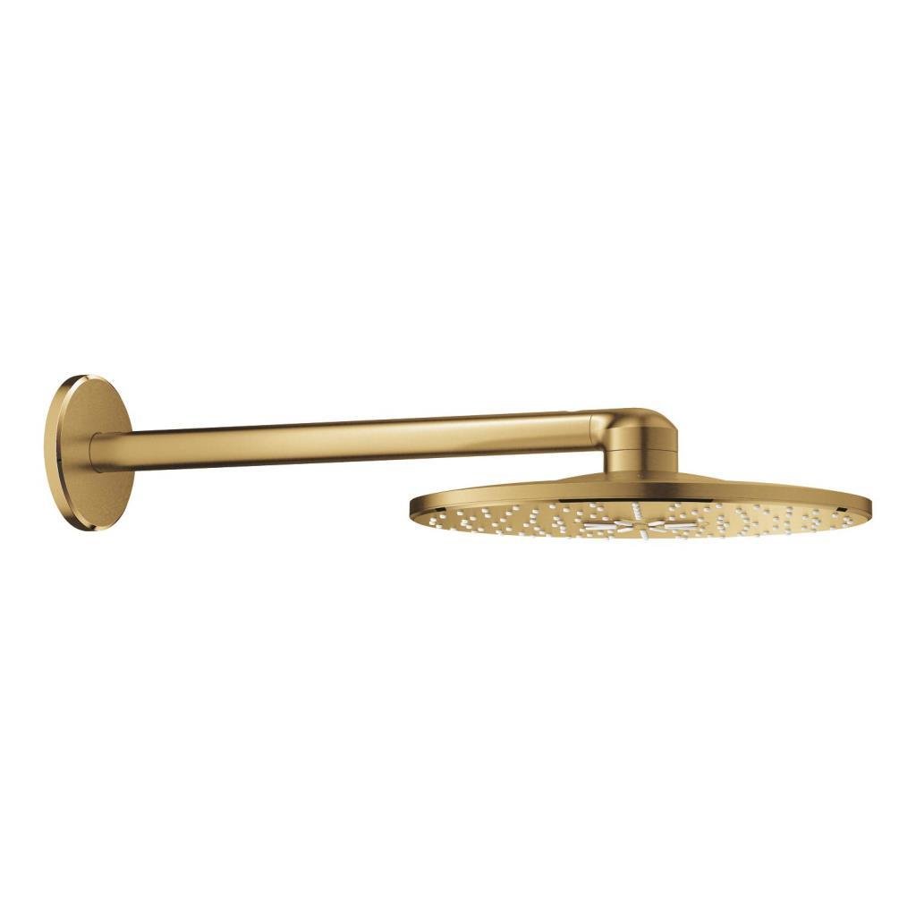 Grohe Rainshower SmartActive 310 Tepe Duşu Seti, 31 cm, 2 Akışlı, Fırçalı Altın, 26475GN0
