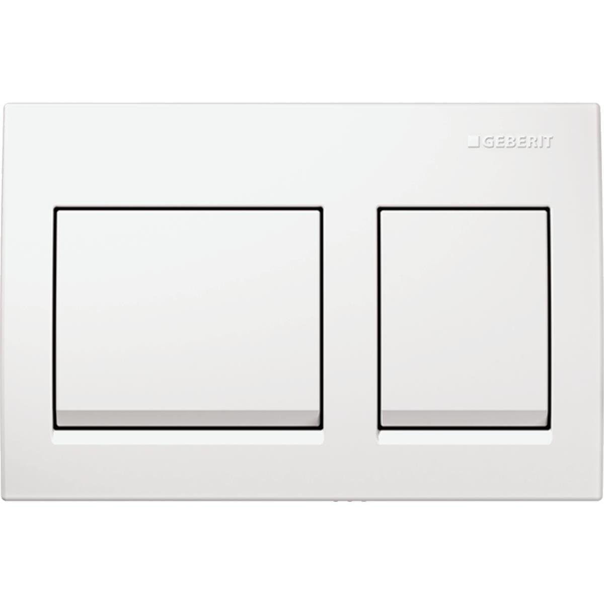 Geberit Alpha35 Kumanda Kapağı Çift Basmalı, Beyaz, 115.045.11.5