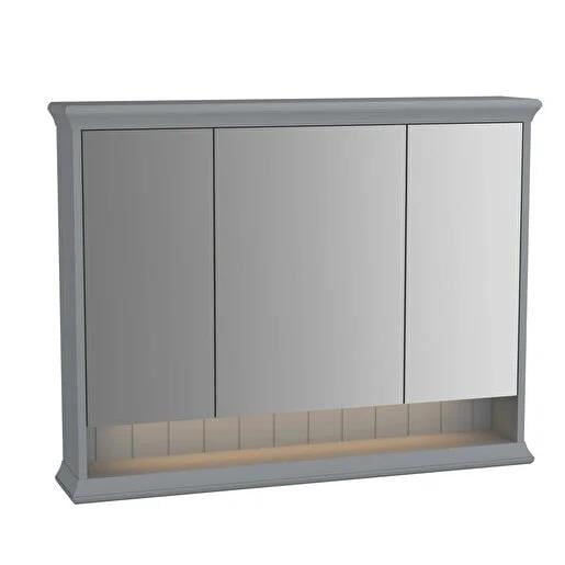 Vitra Valarte Dolaplı Ayna Led Aydınlatmalı, 100 Cm, Mat Gri 62235
