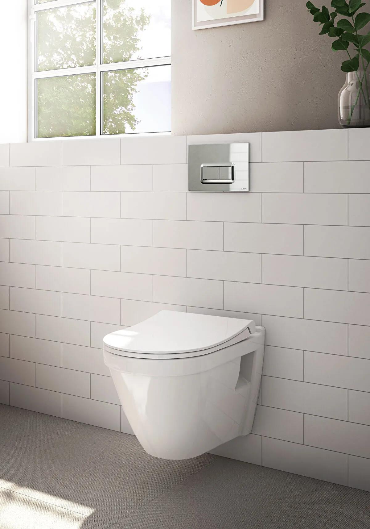VitrA Asma Klozet, S50, Beyaz, Taharet Borusuz, 5618L003-0075