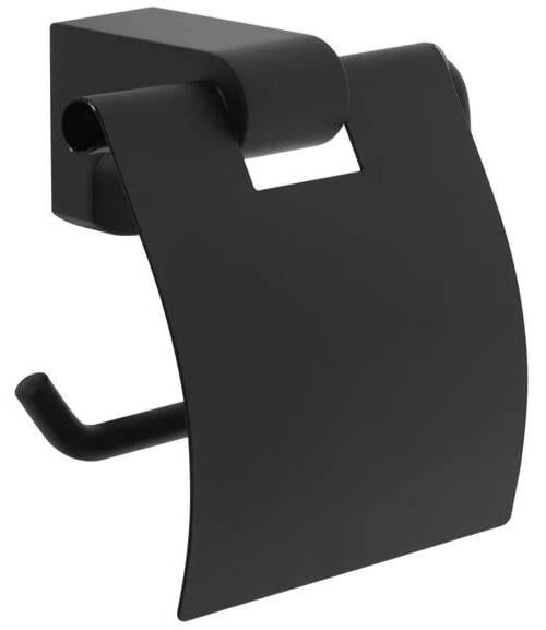 Vitra Tuvalet Kağıtlığı, Base 700, Kapaklı, Mat Siyah, A4407436