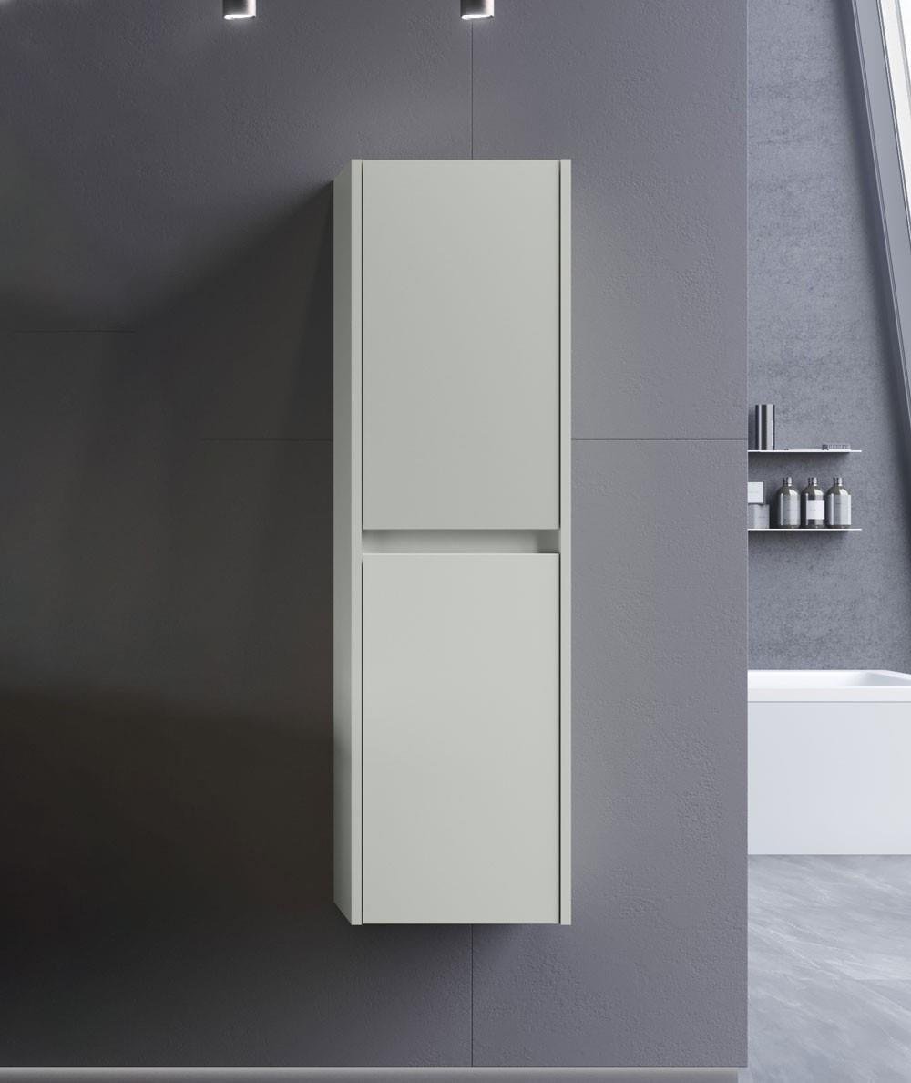 Orka Lisbon 40 cm Beyaz Banyo Boy Çamaşır Dolabı