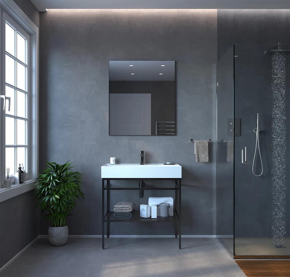 Orka Capetown 80 cm Beyaz Banyo Dolabı Takımı