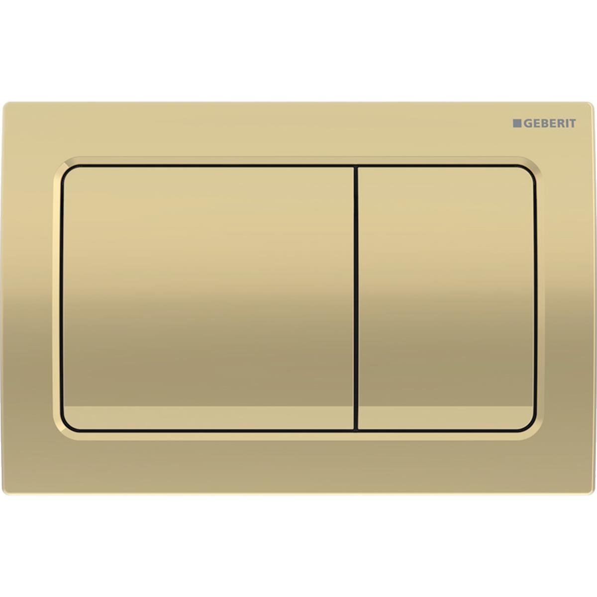 Geberit Alpha30 Kumanda Kapağı Çift Basmalı, Pirinç, 115.055.QE.1