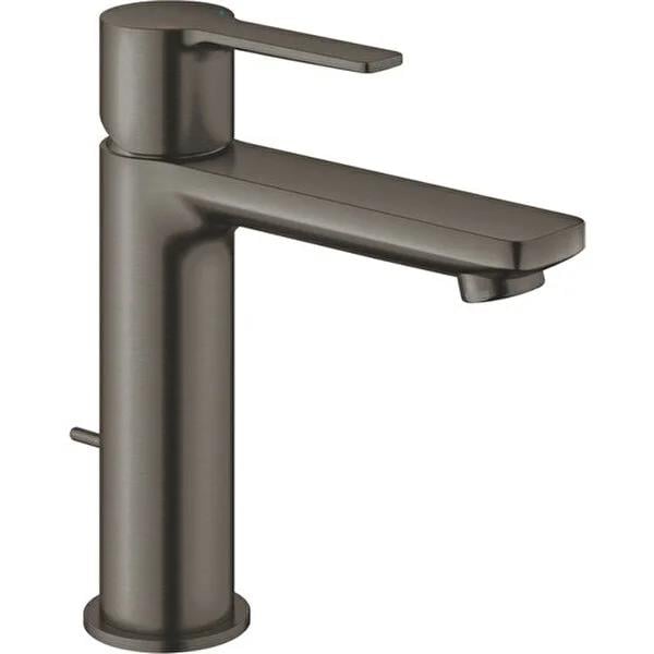 Grohe Lineare Sifon Kumandalı Lavabo Bataryası, Fırçalı Sert Grafit,32114AL1