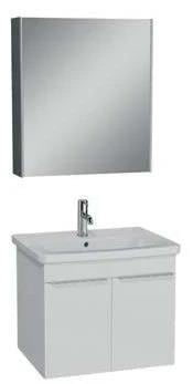 Vitra Quadrum Set,Lavabo Dolabı 65 Cm Dolaplı Ayna Beyaz 67097