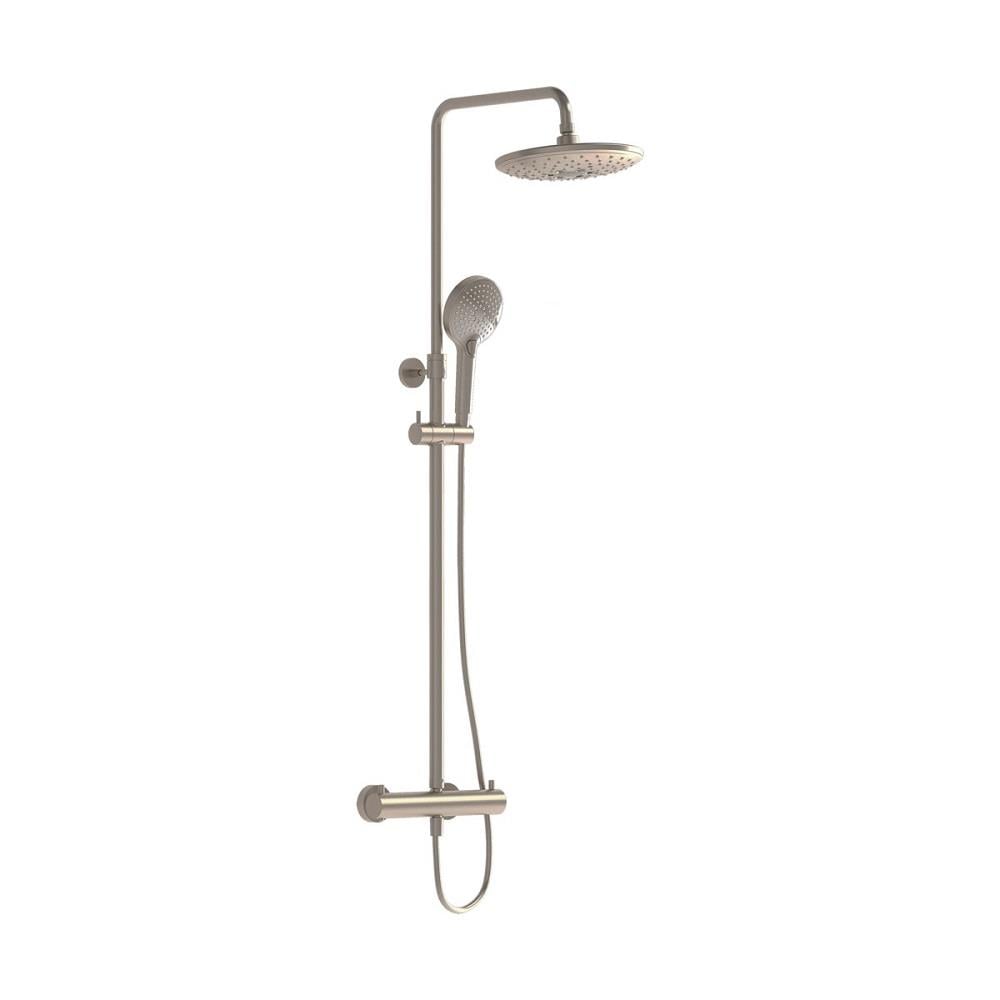 Vitra Duş Bataryası ve Duş Kolonu Sistemi, Aquaheat Bliss 240 2F, Termostatik, Fırçalı Nikel, A4720534