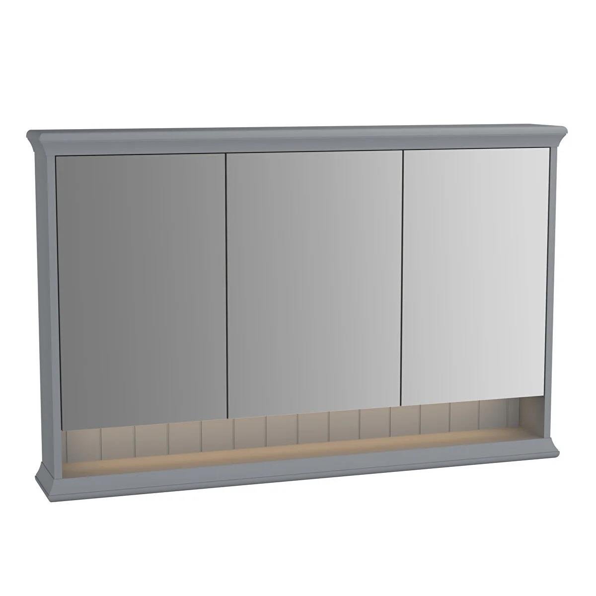 Vitra Valarte Led Aydınlatmalı Dolaplı Ayna, 120 cm, Mat Gri 62238