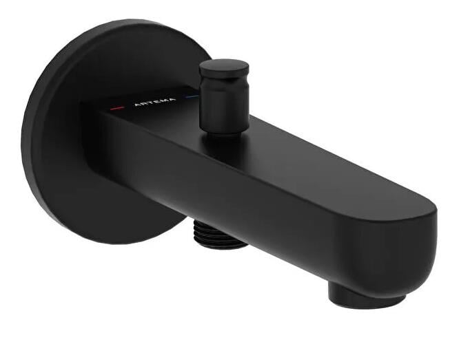 Artema Çıkış Ucu, Root Round, El Duşu Çıkışlı, Mat Siyah, A4312636VitrAA4312636Çıkış Uçları