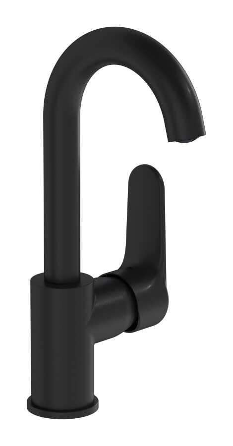 Artema Lavabo Bataryası, Root Round, Döner Borulu, Mat Siyah, A4275436ArtemaA4275436Lavabo Bataryaları