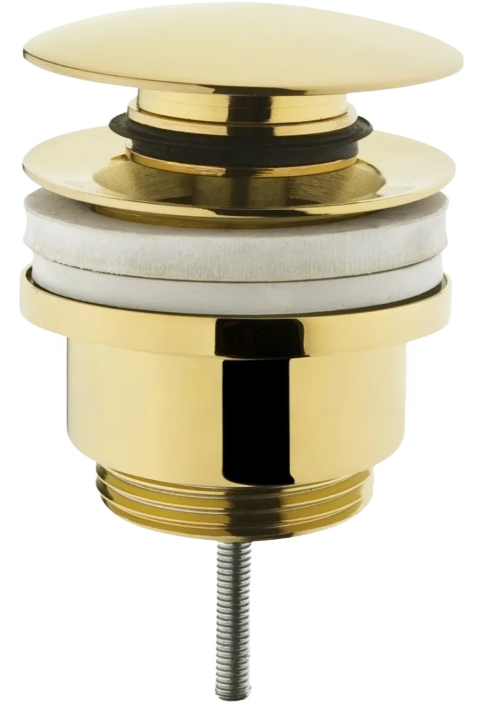 Artema Lavabo Süzgeci, Yuvarlak (Universal-Basmalı aç-kapa) Altın, A4514923ArtemaA4514923Lavabo Tamamlayıcı Ürünler