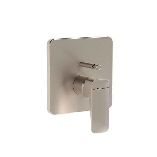 Artema Root Square Ankastre Banyo Bataryası (V-Box Sıva Üstü Grubu) Fırçalı Nikel A4282834ArtemaA4282834Ankastre Bataryaları