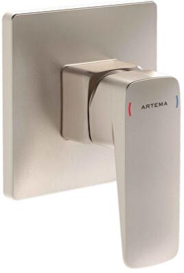 Artema Root Square Ankastre Duş Bataryası, Fırçalı Nikel (Sıva Üstü Grubu) A4275134EXPArtemaA4275134EXPDuş Bataryaları