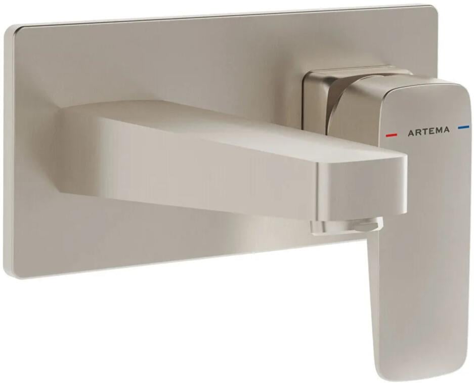 Artema Root Square Ankastre Lavabo Bataryası Fırçalı Nikel (Sıva Üstü Grubu) A4273834ArtemaA4273834Lavabo Bataryaları