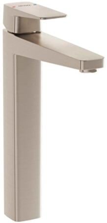 Artema Root Square Tezgah Üstü Lavabo Bataryası, Fırçalı Nikel, A4273334 ArtemaA4273334Çanak Lavabo Bataryaları