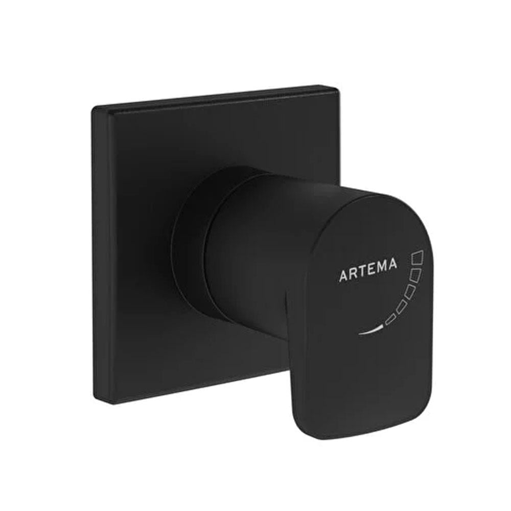 Artema Stop Valf, Root Square, Ankastre (Sıva Üstü Grubu) Mat Siyah, A4272936ArtemaA4272936Klozet Tamamlayıcı Ürünler