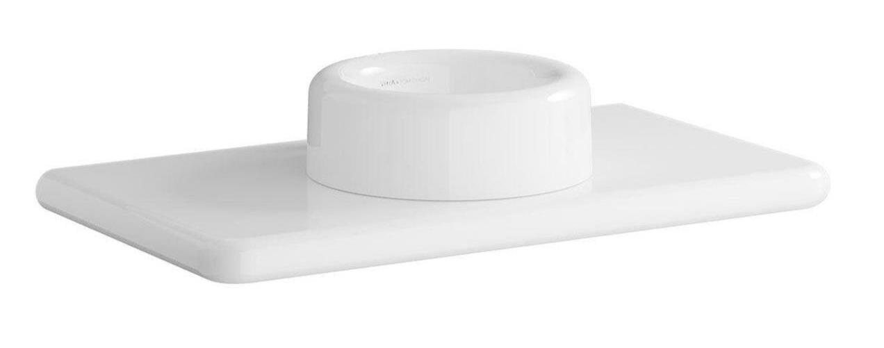 Vitra Liquid Seramik Tezgah, 100 cm, Beyaz (Lavabo Delikli-Armatür Deliksiz), 7310B403-1828