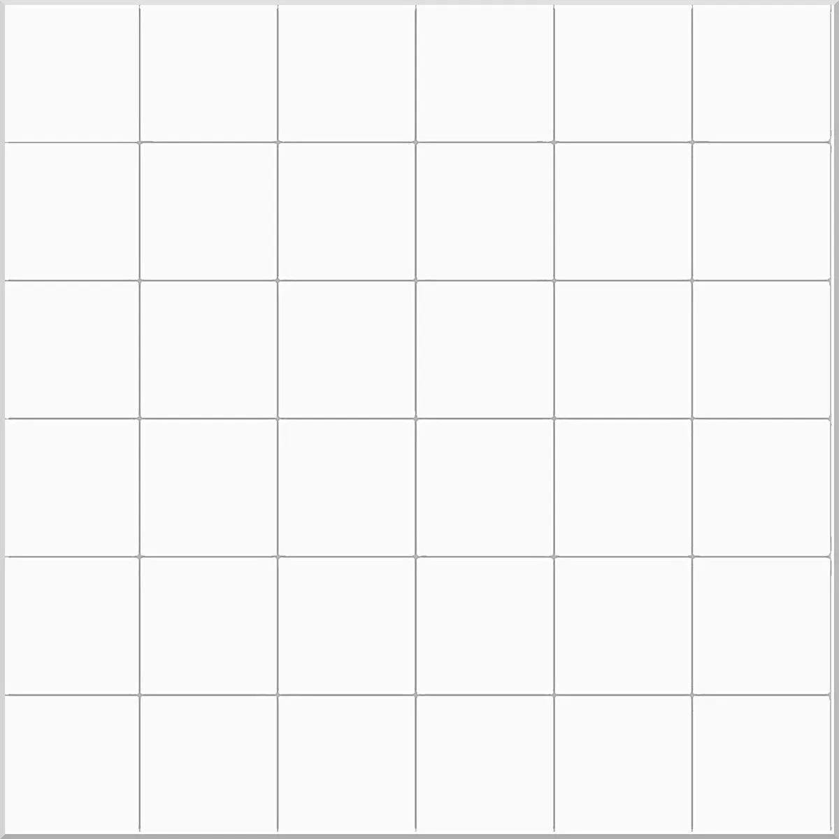 Vitra 5X5 Karo Miniworx Ral 9016 Beyaz Mozaik Parlak K50560680001VTE0