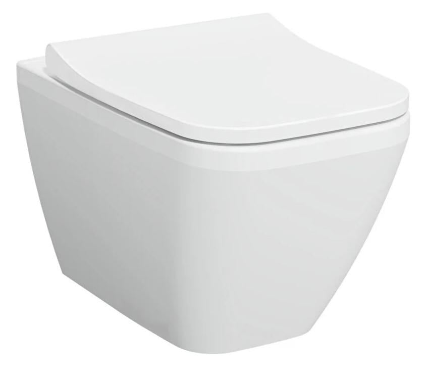 VitrA Asma Klozet, Integra Square Rim-ex, Kanalsız, Gizli Montaj, Mat Beyaz, 7082L001-0090