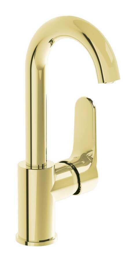 Artema Lavabo Bataryası, Root Round, Döner Borulu, Altın, A4275423