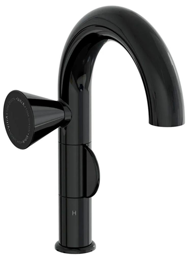 Vitra Liquid Sol El Lavabo Bataryası, Parlak Siyah, A4275539 