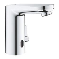 Grohe Get E Fotoselli Lavabo Bataryası Pilli, Çift Su Girişli, 36366002