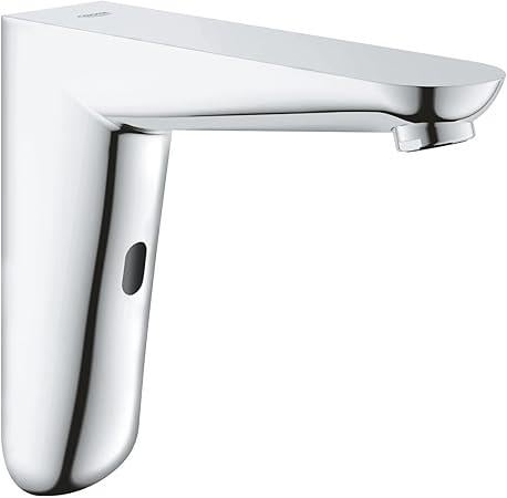 Grohe Euroeco Cosmopolitan E Duvardan Ankastre Fotoselli Lavabo Bataryası ( Tek Su Girişli, Pilli) Krom, 36274000