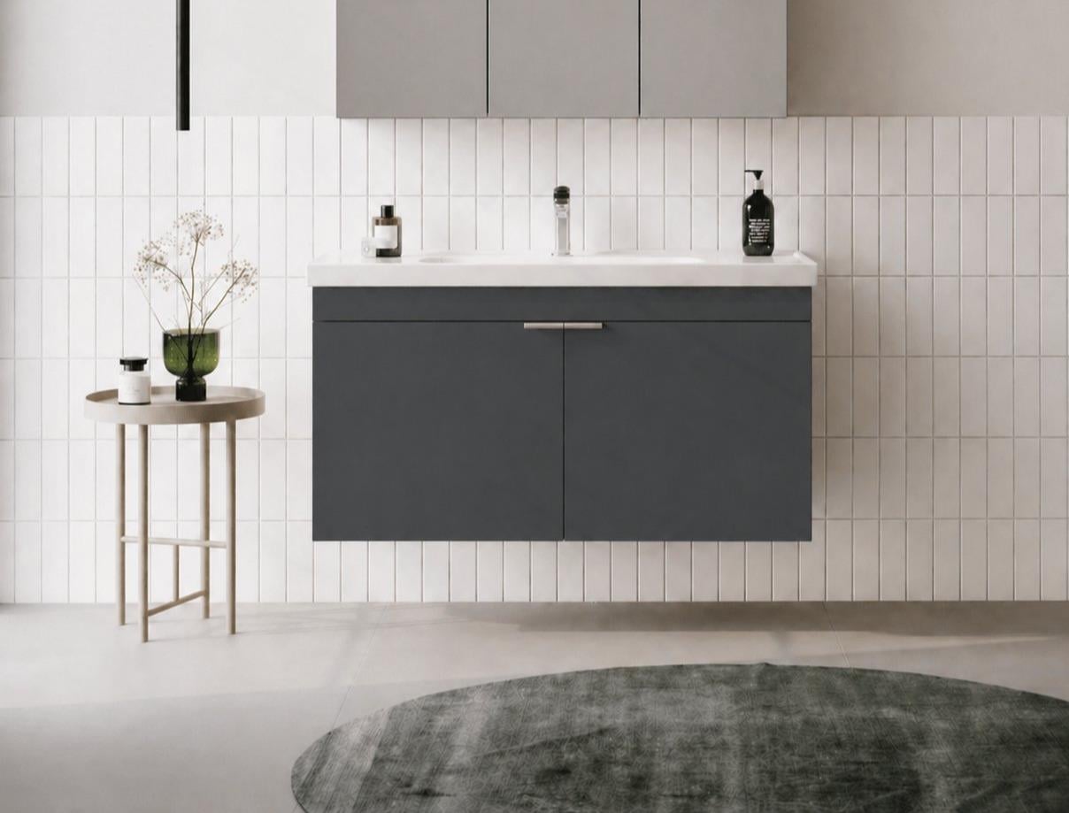 DESNA 100 ALT+LVB KAPAKLI DMNT ANTRASITORKA5008732Lavabo Dolabı