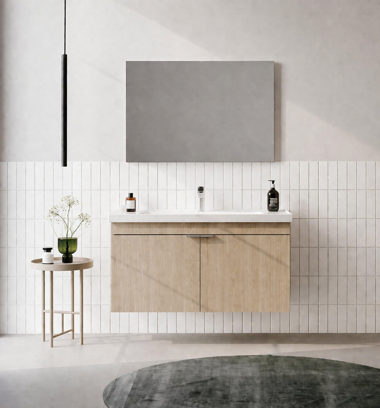 DESNA 100 TKM KPKLI DZ AYNA DMNT BUDVAORKA5008743Banyo Dolabı Takımı