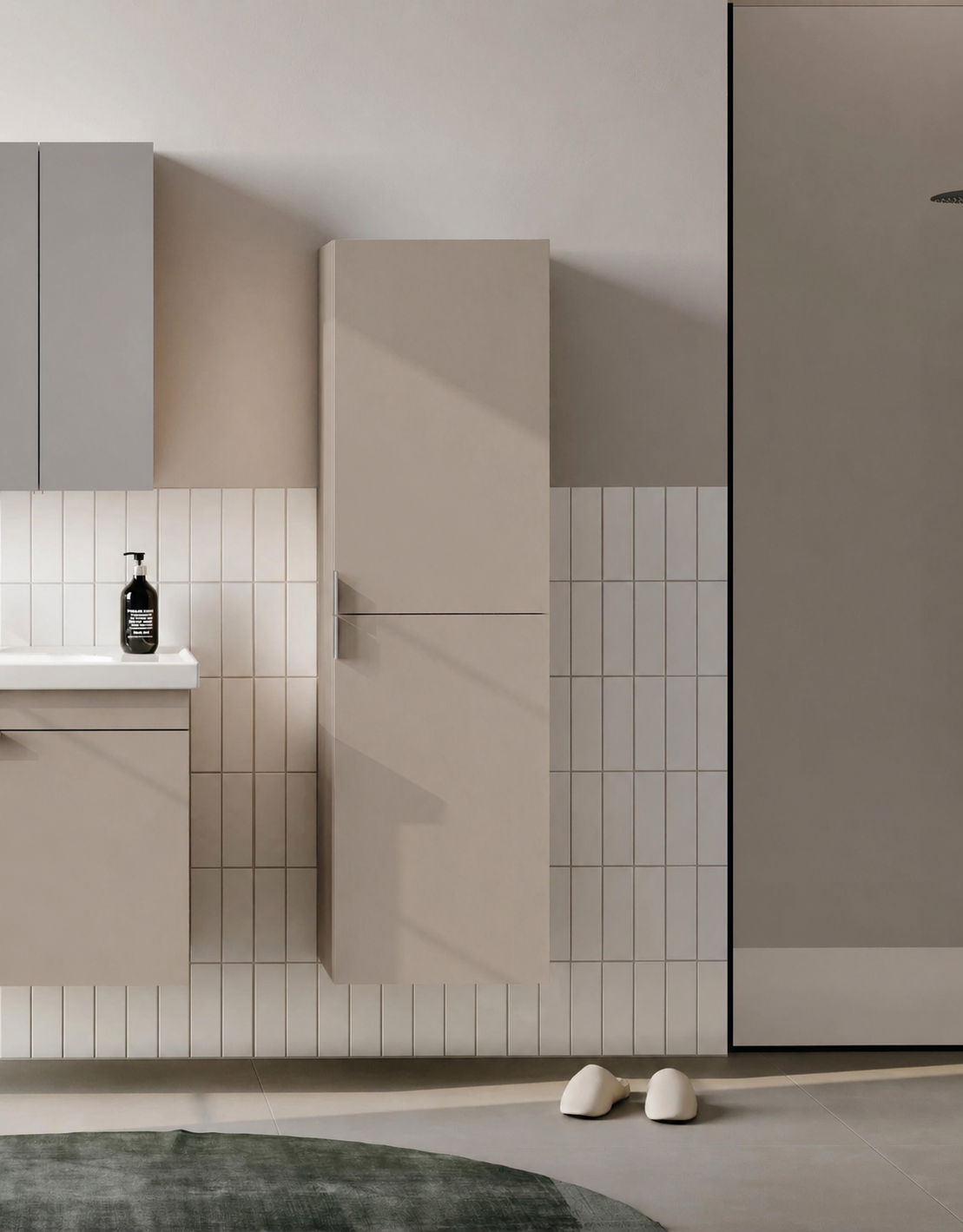 DESNA 40 BYD COL BEJIORKA3010203Banyo Boy Dolabı Modelleri 