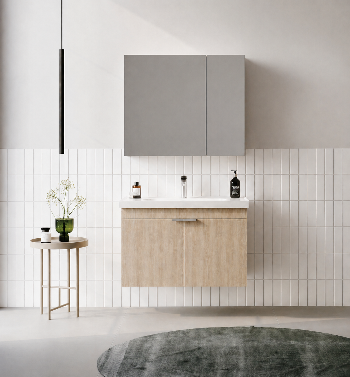 DESNA 80 TKM KAPAKLI DMNT BUDVAORKA5007915Banyo Dolabı Takımı