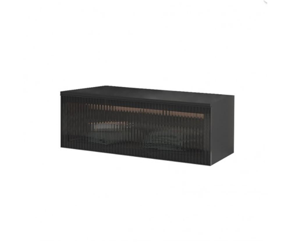 Orka Urban 80 cm Siyah Bronz Banyo Dolabı Alt Modül,Lavabo ve Yan Modül
