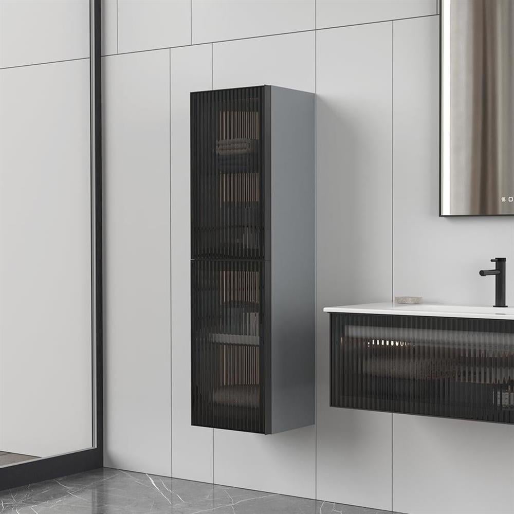 Orka Urban 40 cm Antrasit Banyo Boy Çamaşır Dolabı