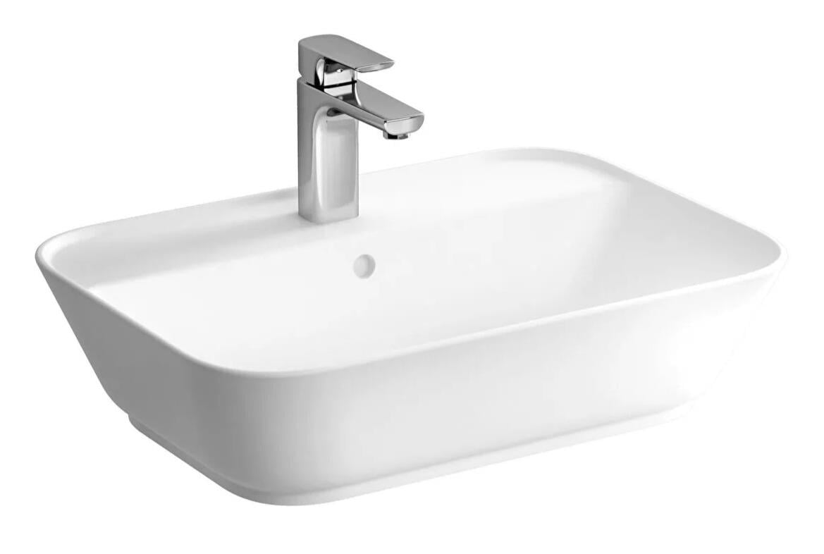 Vitra Geo Dikdörtgen Çanak Lavabo, 60 cm, 7426B003-0001
