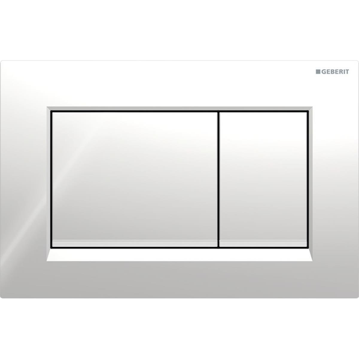 Geberit Sigma30 Kumanda Kapağı, Çift Basmalı, Krom, 115.883.KH.1