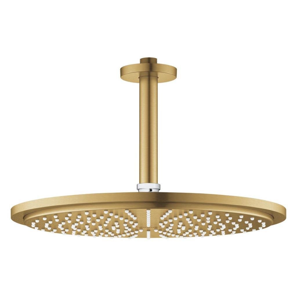 Grohe Rainshower Cosmopolitan 310 Tepe Duşu Seti 31 cm, Fırçalı Altın, 26067GN0