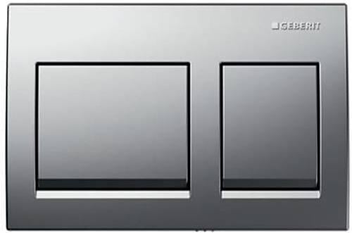 Geberit Alpha 15 Kumanda Paneli Çif Basmalı Mat Krom, 115.045.46.1VitrA115.045.46.1Kumanda Paneli