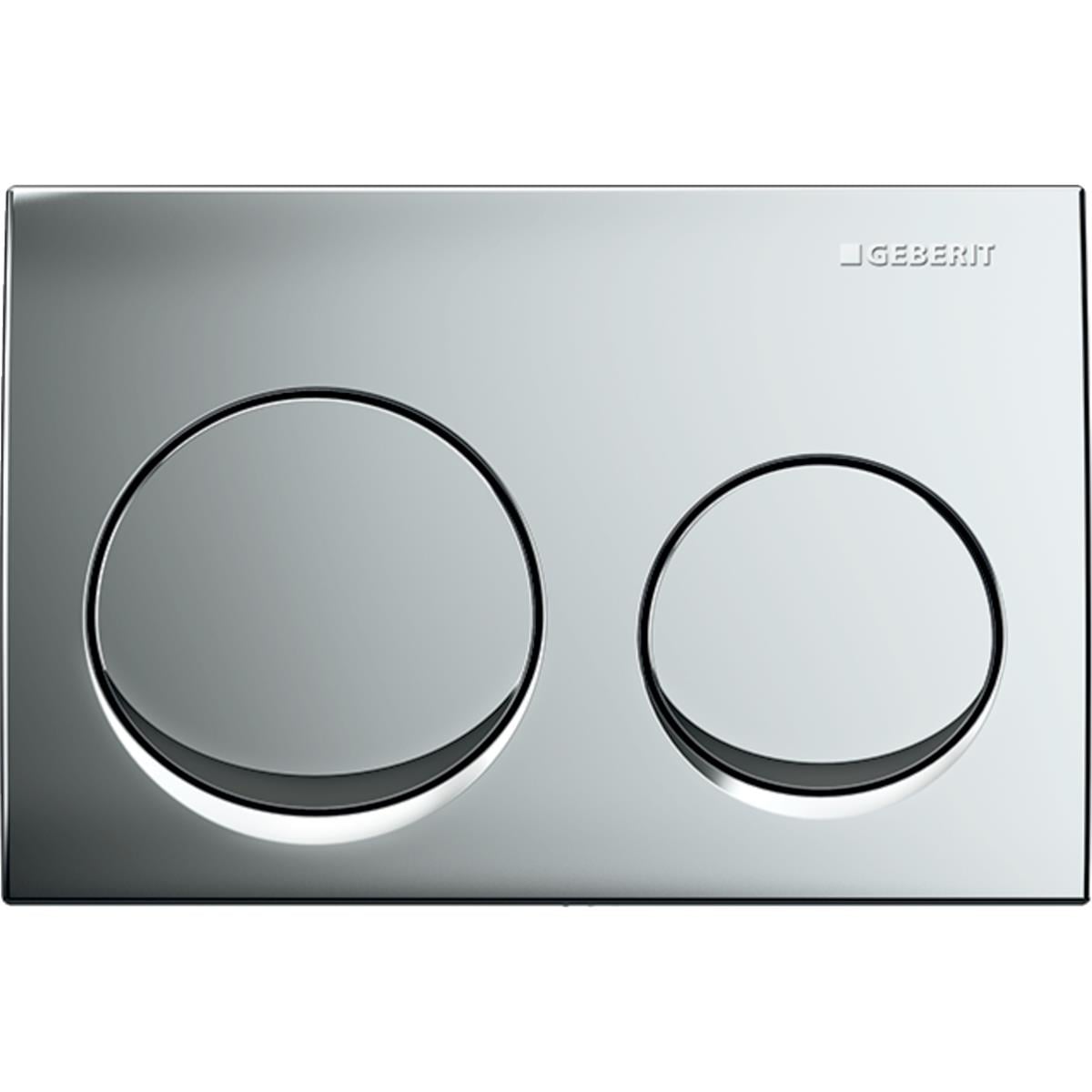 Geberit Alpha20 Kumanda Kapağı Çift Basmalı, Parlak Krom, 115.040.21.5Geberit115.040.21.5Kumanda Paneli