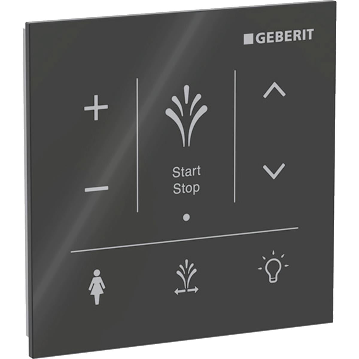 Geberit AquaClean Sela Duvar Tipi Kumanda Paneli Siyah Cam, 147.041.SJ.1Geberit147.041.SJ.1Kumanda Paneli