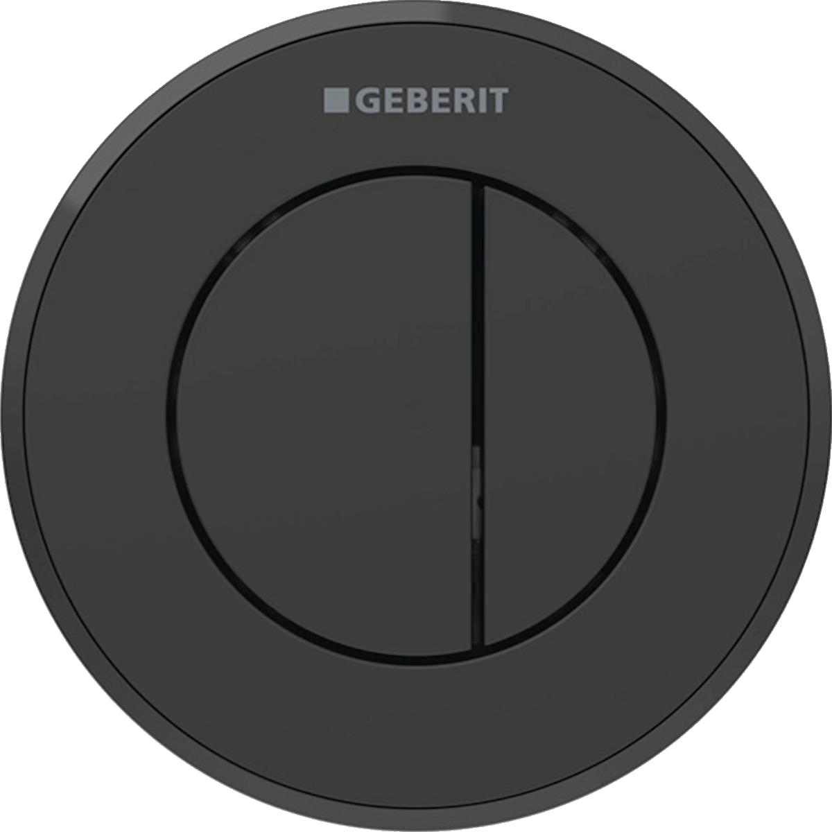 Geberit Çift Kademeli Kumanda Paneli Tip 10 Pnömatik Mat Siyah, 116.055.16.1Geberit116.055.16.1Kumanda Paneli