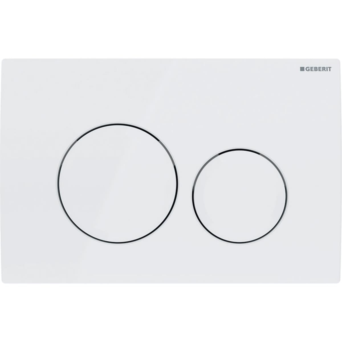 Geberit Delta 20 Kumanda Paneli Çift Basmalı Beyaz, 980.110.11.1Geberit980.110.11.1Kumanda Paneli