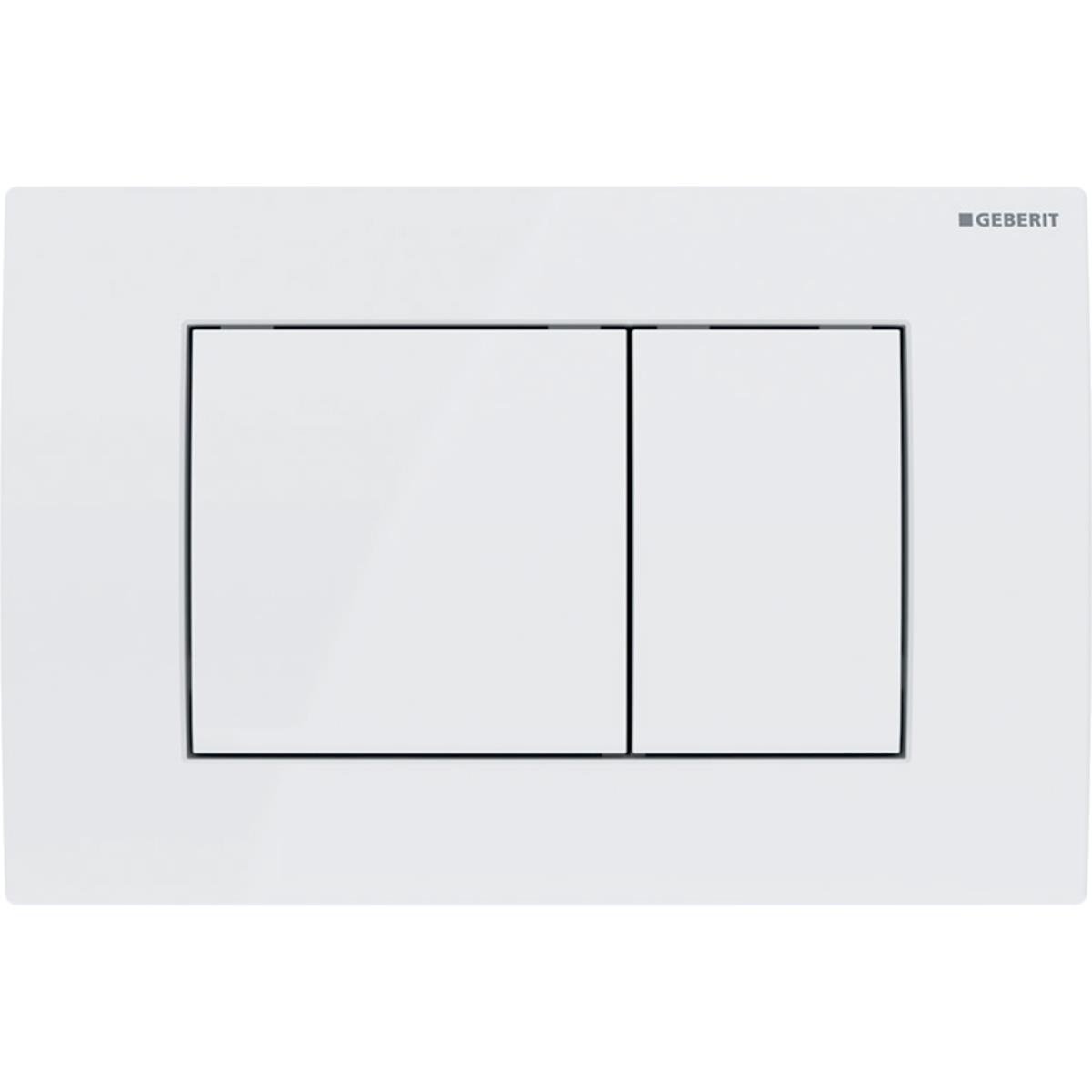 Geberit Delta20 (eski Delta30) kumanda Paneli Çift Basmalı, Beyaz, 115.137.11.1Geberit115.137.11.1Kumanda Paneli