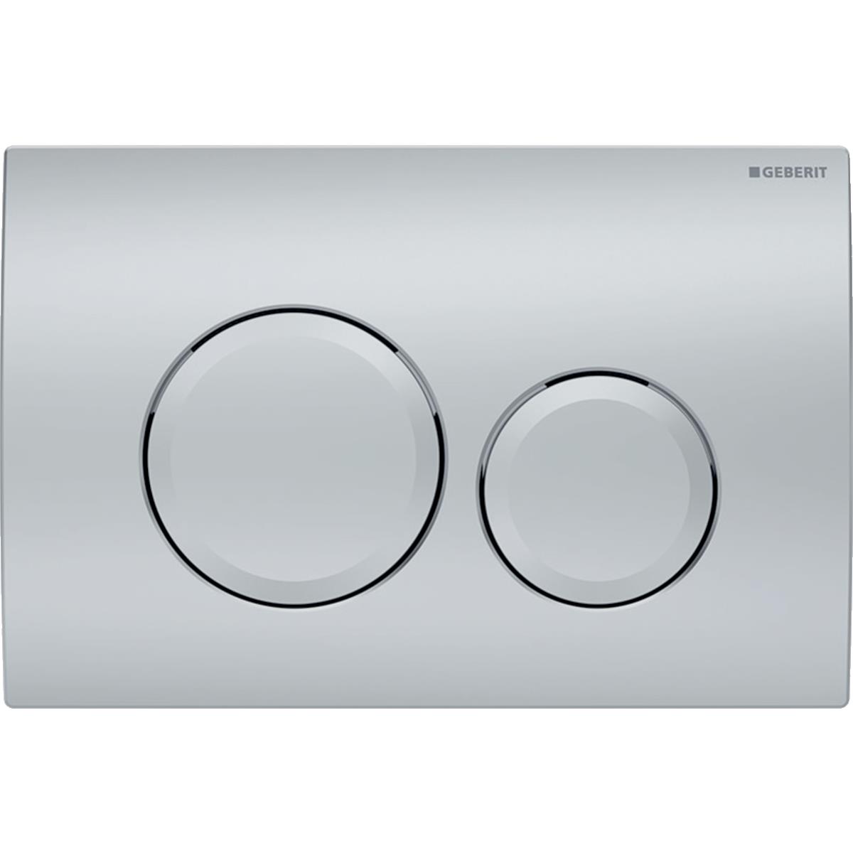 Geberit Delta20 Kumanda Paneli Çift Basamalı, Mat Krom, 115.127.46.1Geberit115.127.46.1Kumanda Paneli