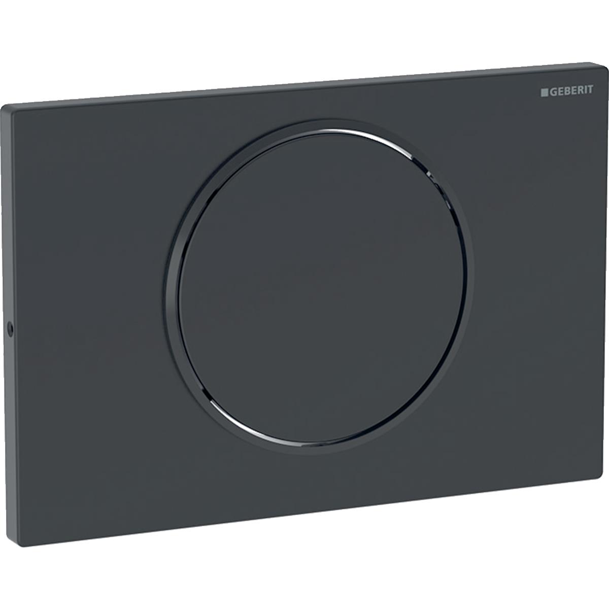 Geberit Elektronik Deşarj Tetiklemeli Klozet İçin Sigma 10 Kumanda Paneli Siyah, 242.842.16.1Geberit242.842.16.1Kumanda Paneli